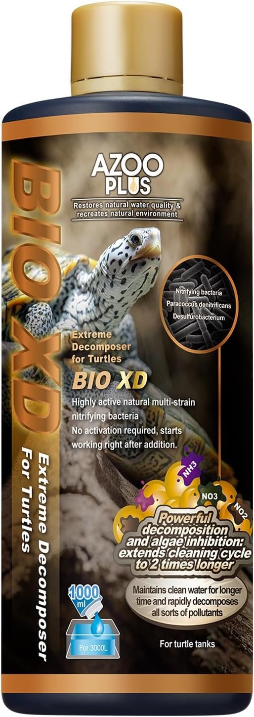 AZOOPLUS BIO XD Extreme Decomposer Nitrifying Bacteria for Turtle Tank 33.8 Ounces