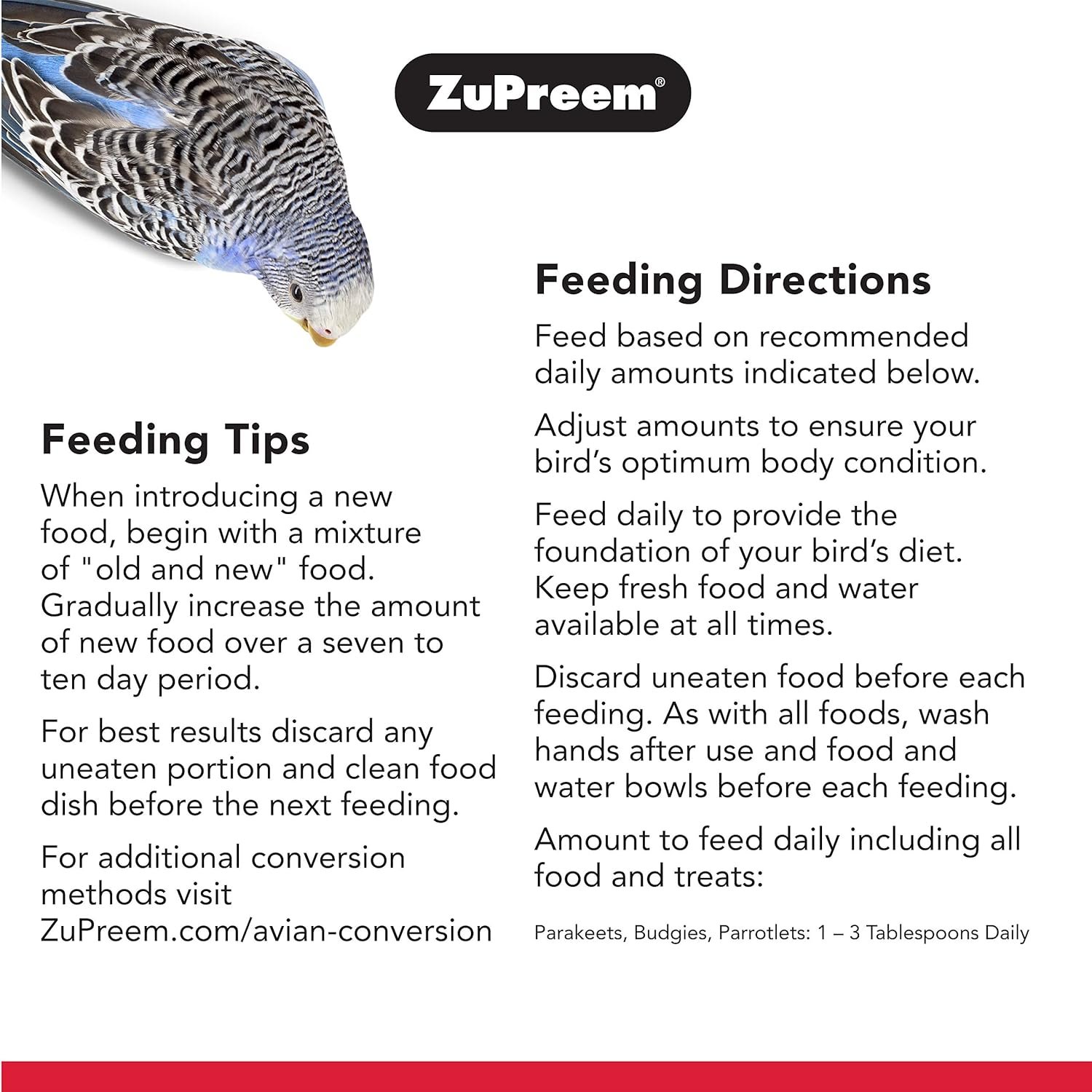 Comparing ZuPreem Bird Food Pellets: Natural, FruitBlend, NutBlend